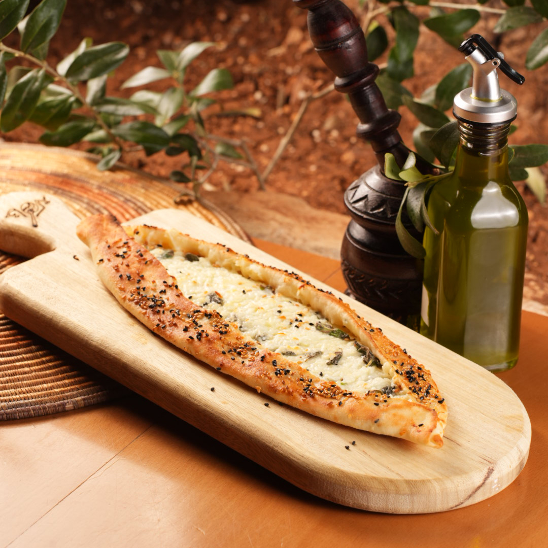 Wild zaatar and cheese pie